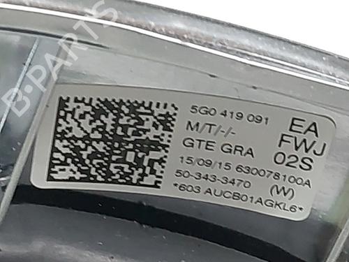 Steering wheel VW GOLF VII (5G1, BQ1, BE1, BE2) 1.4 GTE Hybrid | BP30102804C49 