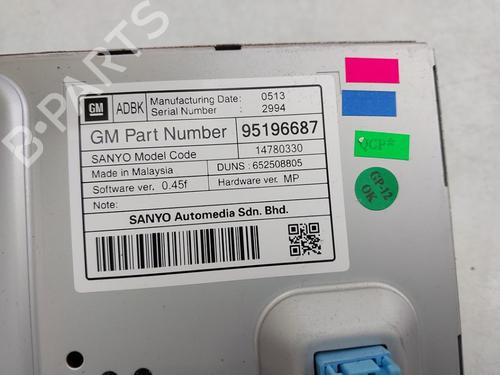 Control unit OPEL ZAFIRA TOURER C (P12) 1.4 (75) | BP39975043M11 - Image 4