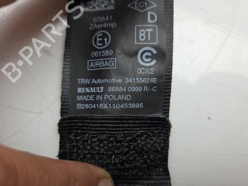 Front right seatbelt RENAULT TWINGO III (BCM_, BCA_) 1.0 SCe 70 | BP28197756I25 