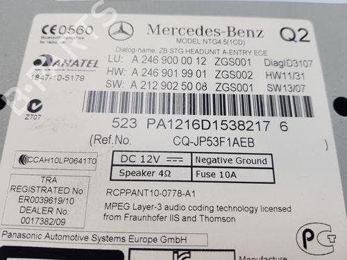 Electronic module MERCEDES-BENZ A-CLASS (W176) A 180 (176.042) | BP24227576M83 