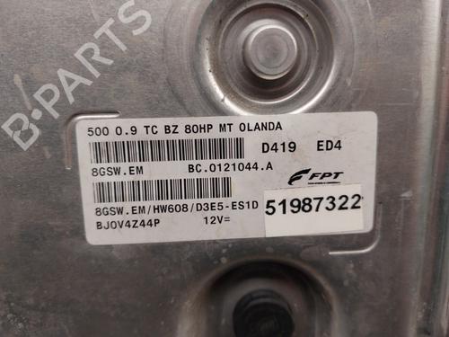 Engine control unit (ECU) FIAT 500 (312_) 0.9 (312AXN1A) | BP36964531M57 - Image 4