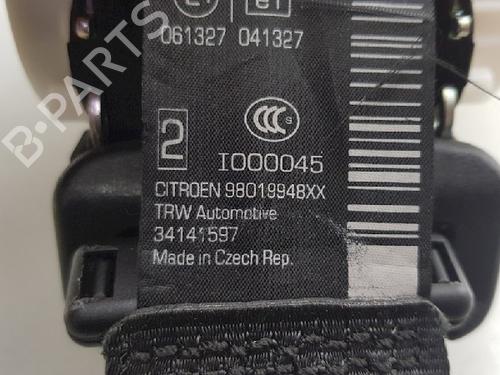 Rear left seatbelt CITROËN C3 II (SC_) 1.4 VTi 95 | BP12027460I29 