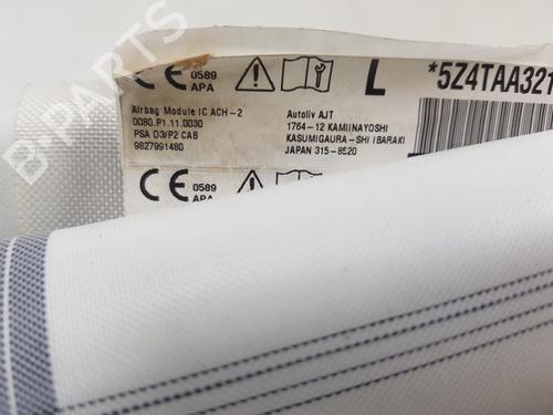 Left curtain airbag OPEL CORSA F (P2JO) 1.2 (68) | BP29713180C11 