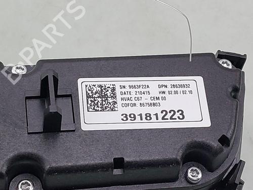 Climate control OPEL CORSA F (P2JO) 1.2 (68) | BP33617830I5 - Image 3