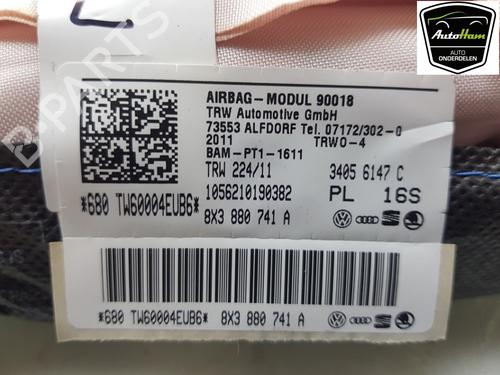 Left curtain airbag AUDI A1 (8X1, 8XK) 1.2 TFSI | BP19771719C11 