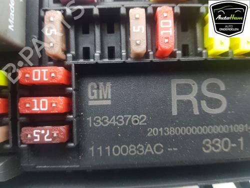 Fuse box OPEL ASTRA J Sports Tourer (P10) 1.4 Turbo (35) | BP19771899E1 