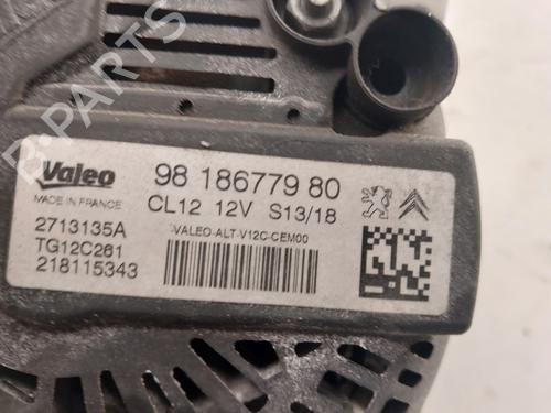 Alternator PEUGEOT 2008 I (CU_) 1.2 THP 130 / PureTech 130 | BP38108589M7 - Image 4