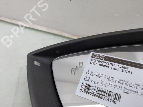 Left mirror SEAT ARONA (KJ7, KJP) 1.0 TSI | BP25033543C26 