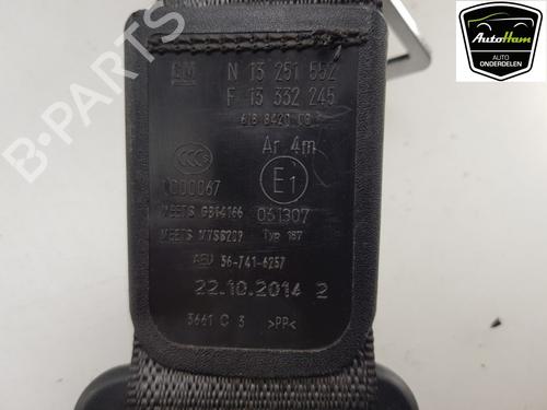 Rear center seatbelt OPEL ZAFIRA TOURER C (P12) 2.0 CDTi (75) | BP13103838I27 