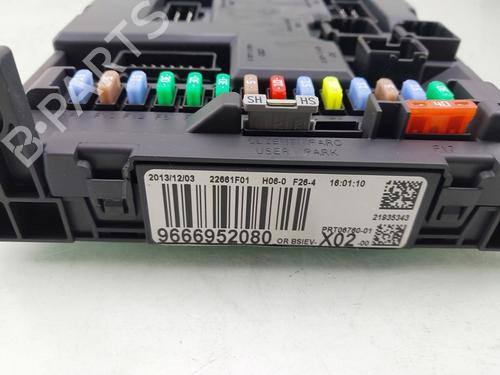 Fuse box CITROËN C3 Picasso (SH_) 1.6 VTi 120 | BP28126479E1 