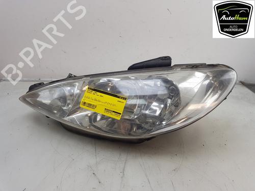 Used Left headlight PEUGEOT 206 Hatchback (2A/C) 1.6 16V (109 hp) 19316386