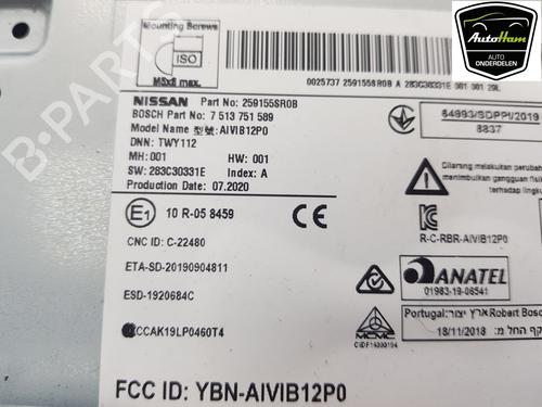 Radio NISSAN LEAF (ZE1) Electric | BP19667488E6