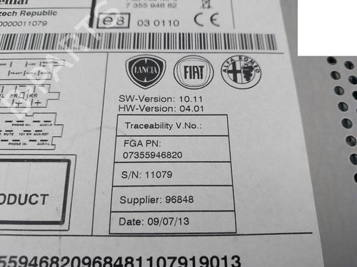 Radio FIAT PANDA (312_, 319_) 0.9 (312PXH1A) | BP29419439E6 