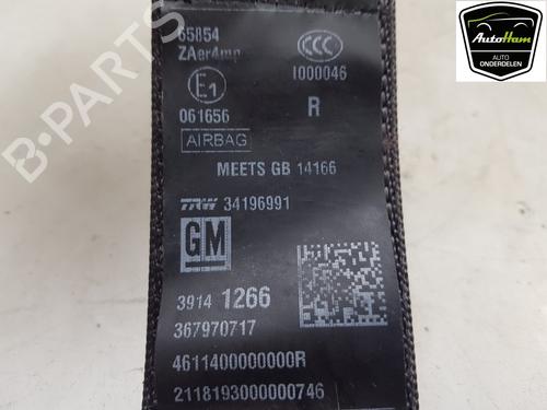 Front right seatbelt OPEL ASTRA K (B16) 1.6 CDTi (68) | BP20720563I25 