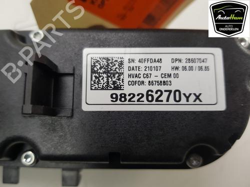 Climate control OPEL CROSSLAND X / CROSSLAND (P17, P2QO) 1.2 (75) | BP12047022I5 