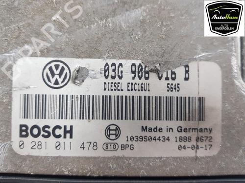 Engine control unit (ECU) VW GOLF V (1K1) 1.9 TDI | BP19771836M57 