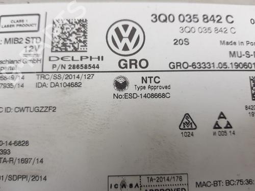 Control unit VW POLO VI (AW1, BZ1, AE1) 1.0 TSI | BP34056803M11 - Image 4