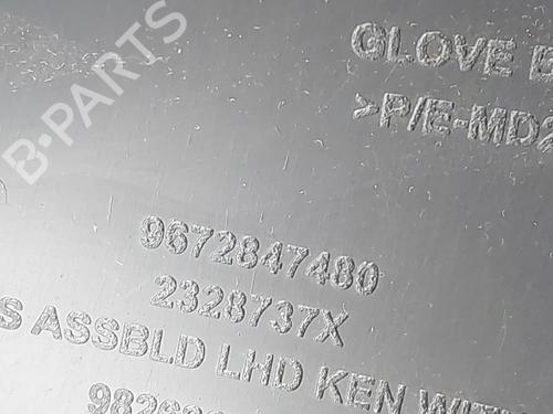 Glove box PEUGEOT 208 II (UB_, UP_, UW_, UJ_) 1.2 PureTech 75 | BP31610238C95 