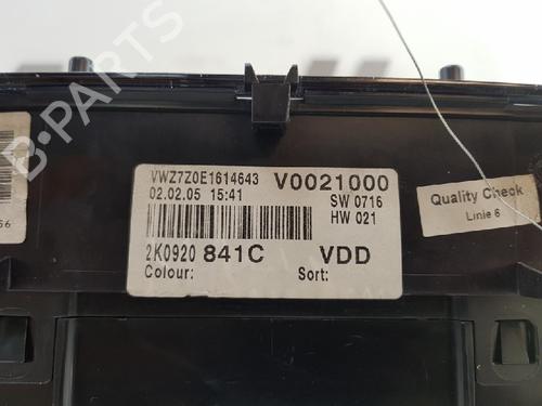 Instrument cluster VW CADDY III Box Body/MPV (2KA, 2KH, 2CA, 2CH) 2.0 SDI | BP12029985C47 