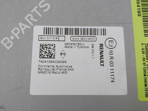 Control unit RENAULT CAPTUR I (J5_, H5_) 0.9 TCe 90 | BP33286849M11 - Image 4