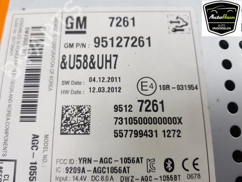 Radio CHEVROLET AVEO Hatchback (T300) 1.3 D | BP19667093E6 