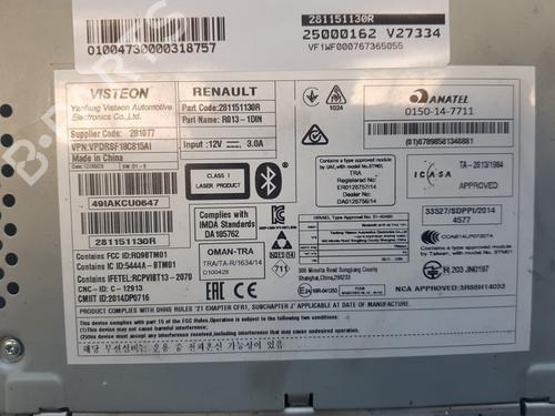 Radio RENAULT KANGOO III Box Body/MPV 1.5 Blue dCi 95 (FJAB) | BP26009348E6 