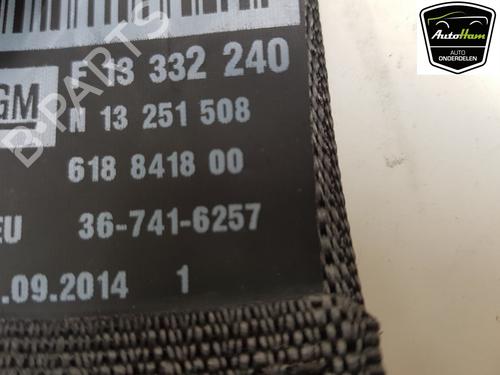 Rear right seatbelt OPEL ZAFIRA TOURER C (P12) 2.0 CDTi (75) | BP12042521I28 