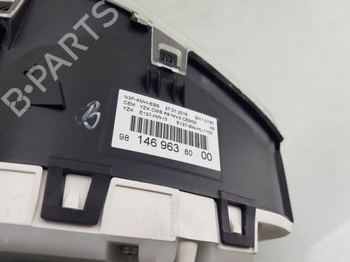 Instrument cluster PEUGEOT 208 I (CA_, CC_) 1.2 VTI 82 | BP25790867C47 