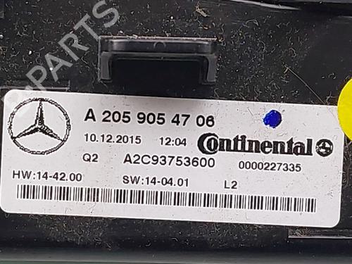 AC Styreenhet / Manøvreringsenhet MERCEDES-BENZ C-CLASS Coupe (C205) C 220 d (205.304) | BP28950018I5 