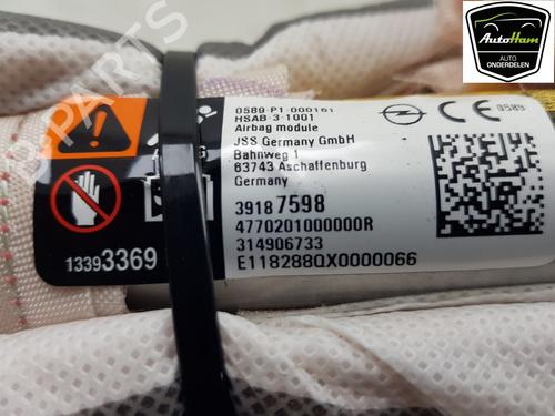 Right curtain airbag OPEL ASTRA K (B16) 1.0 Turbo (68) | BP19944652C12 