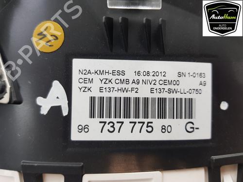 Instrument cluster PEUGEOT 208 I (CA_, CC_) 1.2 VTI 82 | BP13104781C47 