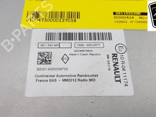 Radio RENAULT CLIO IV (BH_) 0.9 TCe 90 (BHNF, BHMA, BHMH, BHJK, BHJR) | BP19666964E6 