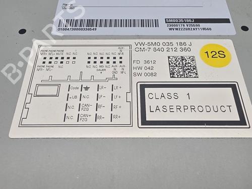 Bilradio VW POLO V (6R1, 6C1) 1.2 | BP29812925E6