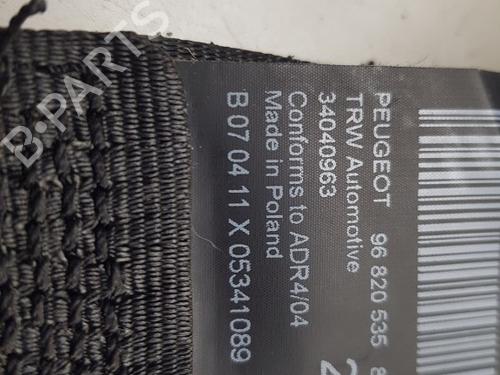 Rear right seatbelt PEUGEOT 5008 (0U_, 0E_) 1.6 16V | BP22174763I28 