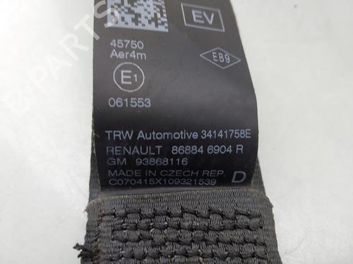 Front right seatbelt RENAULT TRAFIC III Van (FG_) 1.6 dCi 115 (FGMD) | BP36640643I25 - Image 3