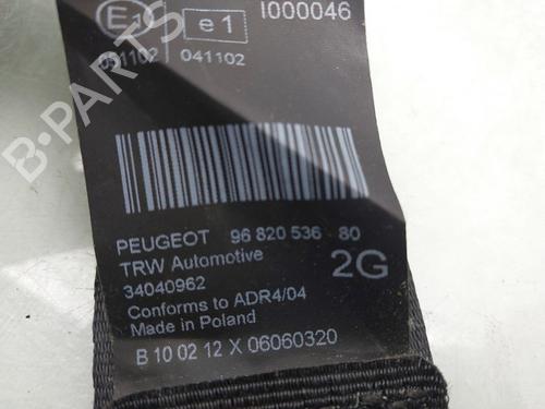 Rear left seatbelt PEUGEOT 5008 (0U_, 0E_) 1.6 16V | BP28515899I29