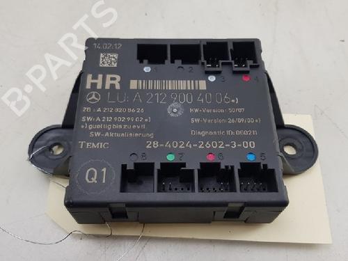 Electronic module MERCEDES-BENZ E-CLASS T-Model (S212) E 200 CDI / BlueTEC (212.205, 212.206) | BP12010247M83 