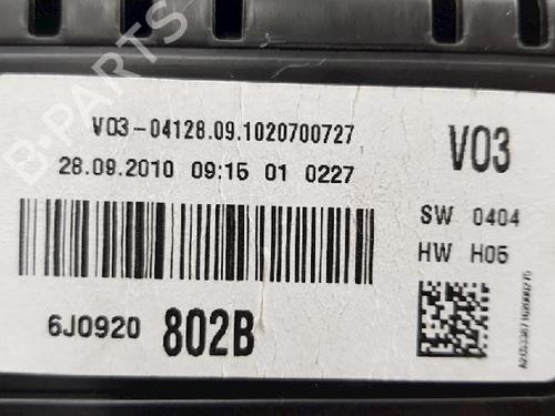 Instrument cluster SEAT IBIZA IV (6J5, 6P1) 1.4 TSI | BP12016516C47 