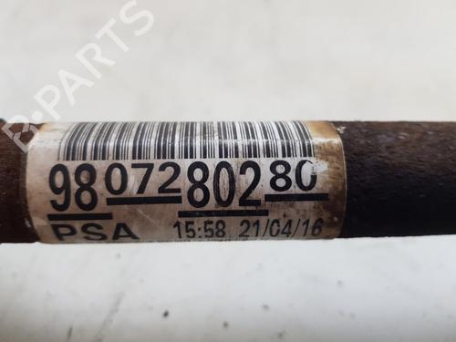 Left front driveshaft PEUGEOT 2008 I (CU_) 1.2 THP 110 / PureTech 110 | BP28716121M38