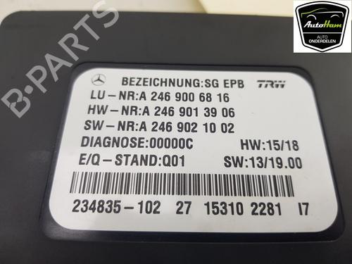 Used Electronic module MERCEDES-BENZ CLA Coupe (C117) CLA 180 (117.342) (122 hp) 18254460