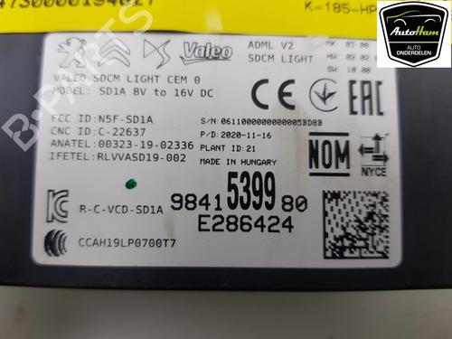 Electronic module PEUGEOT 2008 II (UD_, US_, UY_, UJ_, UR_, UC_) 1.2 PureTech 130 (USHNS, URHNS) | BP12037469M83 