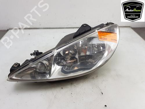 Used Left headlight PEUGEOT 206 Hatchback (2A/C) 1.4 i (75 hp) 13413063