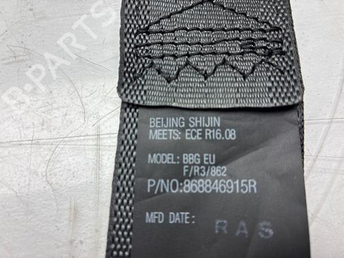 Front right seatbelt DACIA SPRING EV (B6M1) | BP36489254I25 - Image 3