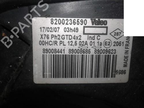 Left headlight RENAULT KANGOO (KC0/1_) 1.5 dCi | BP12016965C28 