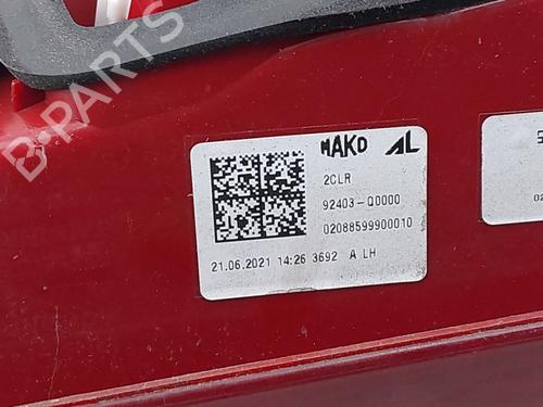 Left taillight HYUNDAI i20 III (BC3, BI3) 1.0 T-GDI hybrid 48V | BP32415690C34