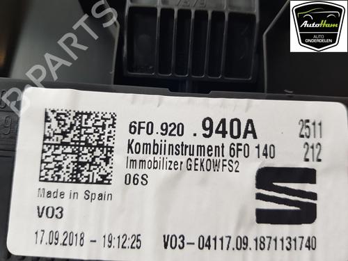 Used Instrument cluster SEAT IBIZA V (KJ1, KJG) 1.0 TSI (95 hp) 18078399