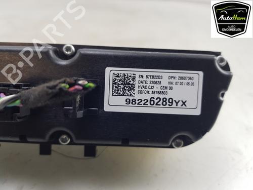 Climate control OPEL CROSSLAND X / CROSSLAND (P17, P2QO) 1.2 (75) | BP21598221I5 