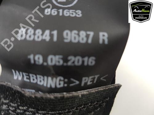 Rear right seatbelt RENAULT KADJAR (HA_, HL_) 1.6 dCi 130 4x4 (HLA4) | BP12050627I28 