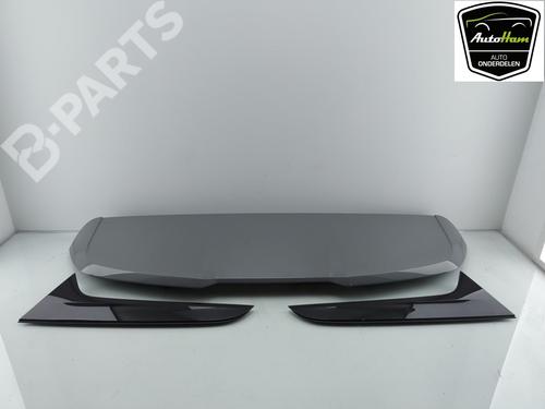 Diffusore aggiuntivo per paraurti posteriore con nervature/alette per Audi A4 B9 2015-2019 Avant