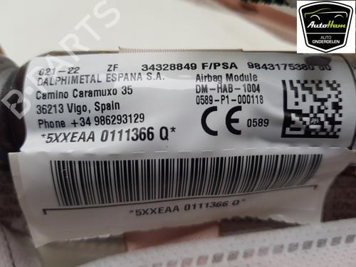 Right curtain airbag OPEL MOKKA MOKKA-e (76) | BP19771996C12 